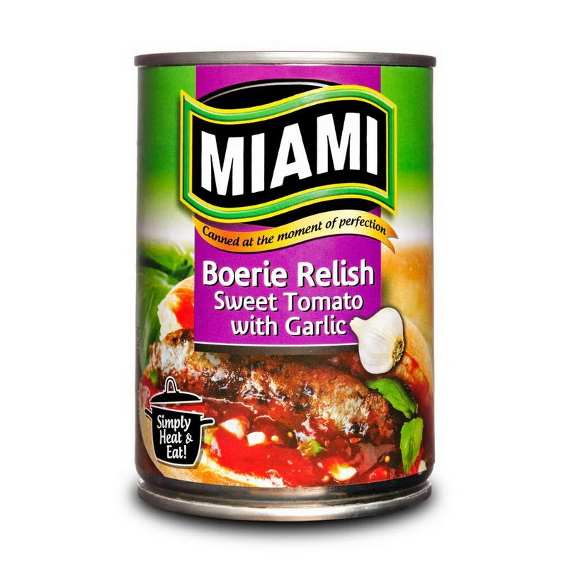 MIAMI BOERIE RELISH SWEET TOMATO & CHILLI