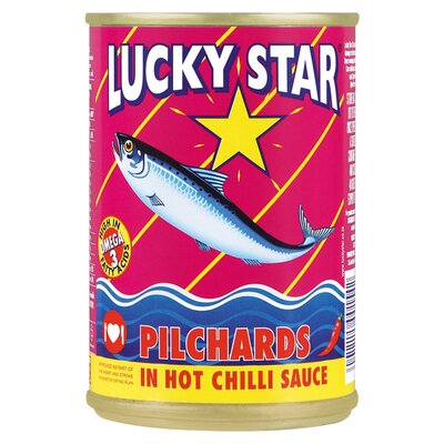 LUCKY STAR FISH - PILCHARDS IN CHILLI SAUCE
