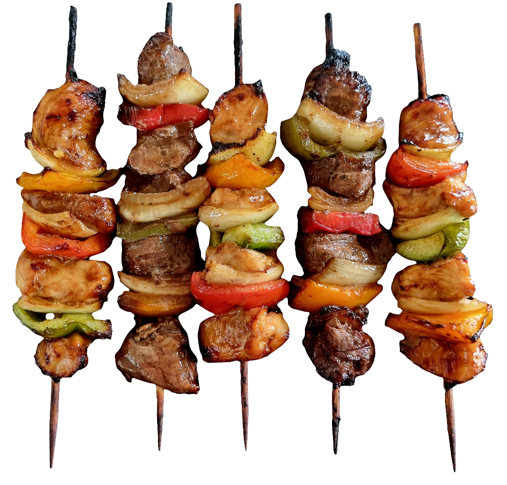 BBQ BEEF SOSATIES (WITH VEGIES)