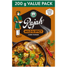 Curry Powder Raja RAJA MILD & SPICY CURRY POWDER – Safari Treats